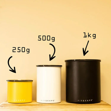 Yellow Airscape Coffee Storage Container
